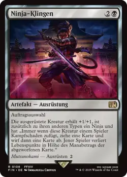 MTG Magic the Gathering Ninja Klingen FINAL FANTASY 108 deutsch - Image 1