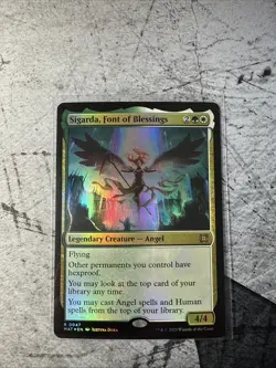 Sigarda, Font of Blessings MAT #47 Rare Foil NM+ - Image 1