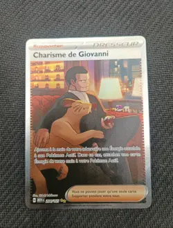 Charisme de Giovanni 204/165 Carte Pokemon Fr 151 - Image 3