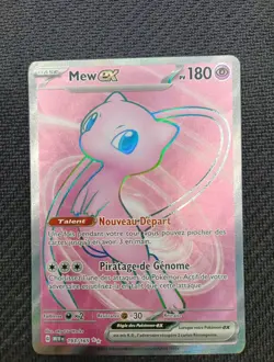 Mew Ex 193/165 Carte Pokemon Fr 151 FA - Image 3