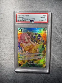 Rebecca OP05-091 SP OP06 Special Alt Art One Piece Card PSA 10 - Image 1