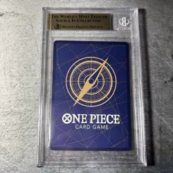 English One Piece BGS 9.5 Gem Mint Shanks Romance Dawn First Print Run! Gem OP01 - Image 2