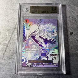 2025 One Piece Gum-Gum Giant Alt Art R OP09-078 BGS 9.5 GEM MINT - Image 1