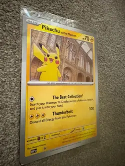 Pokemon TCG Promo Oversized Card - Pikachu at the Museum (Sealed) - UK - Image 2