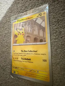 Pokemon TCG Promo Oversized Card - Pikachu at the Museum (Sealed) - UK - Image 3