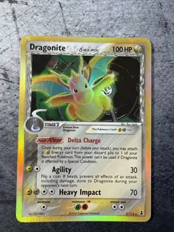 Pokemon TCG Dragonite EX Delta Holo Rare Card 3/113 Delta Species - Image 1