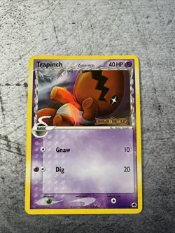 Pokemon Card - Trapinch Dragon Frontiers Stamped 68/101 Reverse Holo NM - Image 1