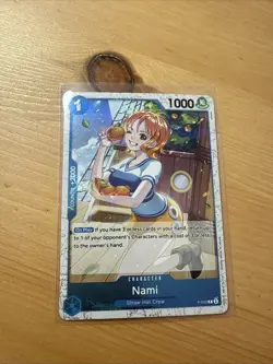 One Piece Cards - Nami (Jolly Roger Foil) P-053 PRB-01 English - Image 1