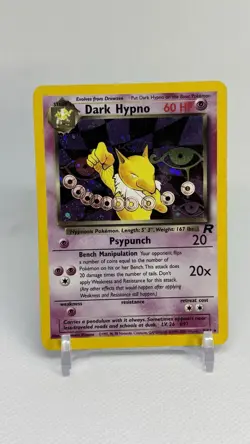 2000 Dark Hypno Holo Team Rocket 9/82 LP Pokemon Card - Image 1