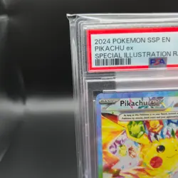 Pikachu EX 238/191 Pokemon Card - Sv08: Surging Sparks Holo - PSA 10 - Image 2