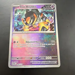 Pokemon Iron Boulder Sv: Prismatic Evolutions 046/131 Rare Master Ball Reverse - Image 1