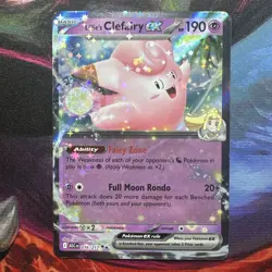Pokemon TCG Lillie’s Clefairy EX Ascended Heroes Double Rare 076/217 - Image 1