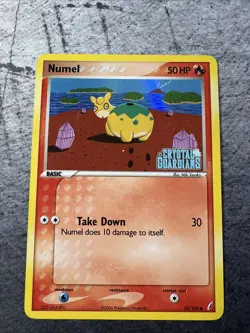 Numel 59/100 Reverse Holo Stamped Pokemon 2006 EX Crystal Guardians - Image 1