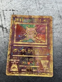 Ancient Mew Movie Pokemon Promo 2000 Ultra Rare DAMAGED - Image 1