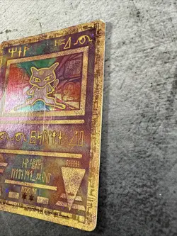 Ancient Mew Movie Pokemon Promo 2000 Ultra Rare DAMAGED - Image 2