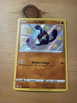 Galarian Yamask SV065/SV122 Shiny Vault Holo Pokemon 2021 Shining Fates - NM - Image 1