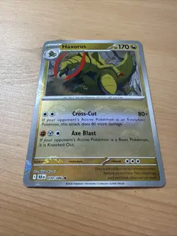 Pokemon - Black Bolt - Haxorus (Poke Ball Pattern) 070/086 - Holo NM - Image 1