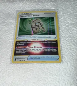 Forest Seal Stone 156/195 Holo Rare Silver Tempest Pokemon TCG! - Image 1