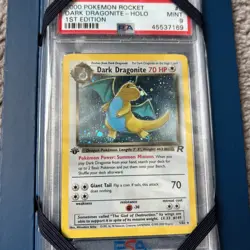 2000 Pokemon Rocket Dark Dragonite #5 1ST Edition PSA 9 - Image 1