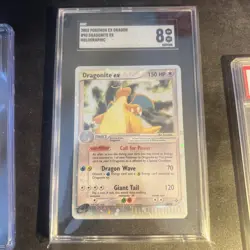 2003 Pokemon EX Dragon Holo Dragonite EX #90 SGC 8 NM-MINT - Image 1