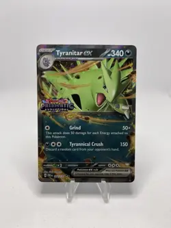 Pokemon TCG Tyranitar Ex Stamped Promo 064/131 Prismatic Evolutions B - Image 1