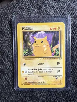 Pikachu - E3 Stamped - 58/102 Base Set - Pokemon TCG - 1999 - Image 1