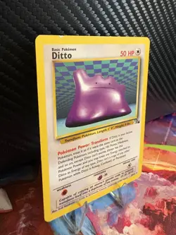 Pokemon Base Set Ditto 18/62 WOTC 1999 Rare Non Holo Played Vintage - Image 4