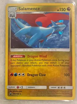 Pokemon TCG - SALAMENCE Celestial Storm - 106/168 - Cosmos Holo Promo NM - Image 1
