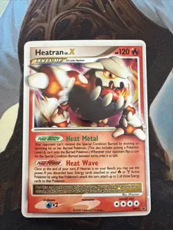 Pokemon TCG Heatran LV X Promo Holo Promo DP31 - Image 1