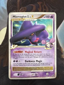 Mismagius GL Lv.X 110/111 Rising Rivals Holo Pokemon English LP - Image 1