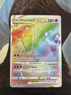 Pokemon TCG Charizard VSTAR Secret Rare 174/172 Brilliant Stars - Image 1