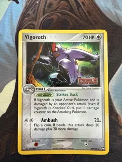 Vigoroth 41/108 Power Keepers Reverse Holo Pokemon - Image 1