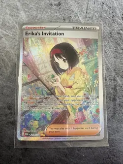 NM-Mint Erika's Invitation - 203/165 - Special Illustration Rare Pokemon Scarlet - Image 1