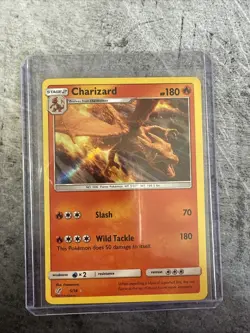 2019 Detective Pikachu Pokemon TCG Charizard 5/18 holo rare - Image 1