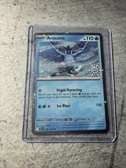 Articuno 032/159 Holiday Calendar 2025 Festive STAMP Promo Pokemon TCG - Image 1
