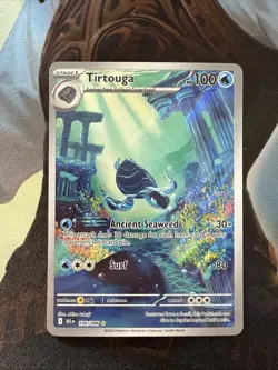 Tirtouga ⭐ 106/086 Holo Illustration Rare Black Bolt 2025 Pokemon NM - Image 1
