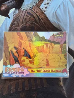 1999 TOPPS POKEMON THE “TAIL” END OF THE RACE CHARIZARD #50 MOVIE EDITION - FOIL - Image 1