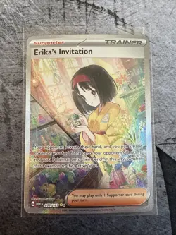 NM-Mint Erika's Invitation - 203/165 - Special Illustration Rare Pokemon Scarlet - Image 1