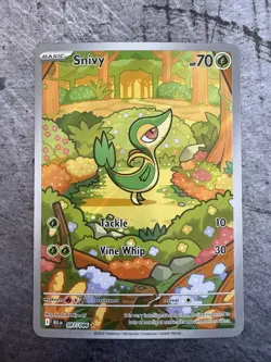 Snivy 087/086 Sv: Black Bolt Holo Rare Pokemon TCG NM - Image 1