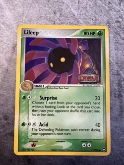 Lileep 52/108 - Stamped Reverse Holo - Ex Power Keepers Pokemon TCG - Image 1