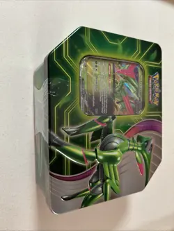 Pokemon TCG Paradox Clash Iron Leaves EX Sealed Tin New Trading Cards. NIB - Image 1
