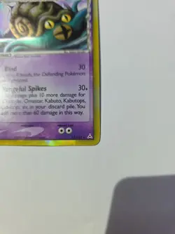 Pokemon TCG Omastar EX Holon Phantoms Holo Rare Card 13/110 - Image 2