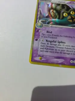 Pokemon TCG Omastar EX Holon Phantoms Holo Rare Card 13/110 - Image 3