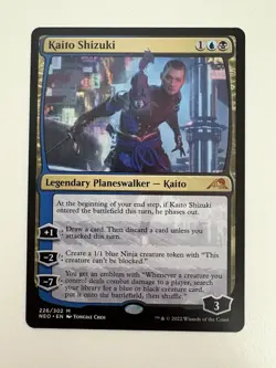 Kaito Shizuki MTG Magic the Gathering Card NM Near Mint NEO - Image 1