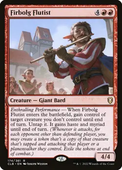 MTG Firbolg Flutist (174/1062) Commander Legends Battle for Baldur's Gate LP - Image 1