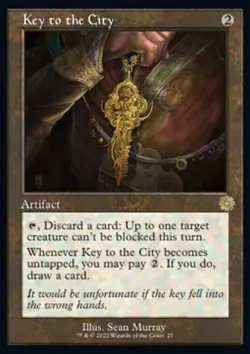 MTG Key to the City (27/126) The Brothers' War Retro Artifacts LP - Image 1