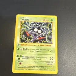 Pokemon TCG Tangela 1st Edition Shadowless Base Set - Image 1
