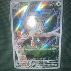 Meowth 106/094 Pokemon TCG Phantasmal Flames English Illustration Rare IR - Image 5
