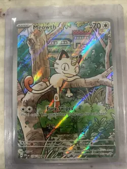 Meowth 106/094 IR M/NM - Pokemon TCG Phantasmal Flames​ NM - Image 1