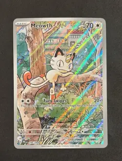 Pokemon Meowth 106 IR - Phantasmal Flames - NM - Image 1